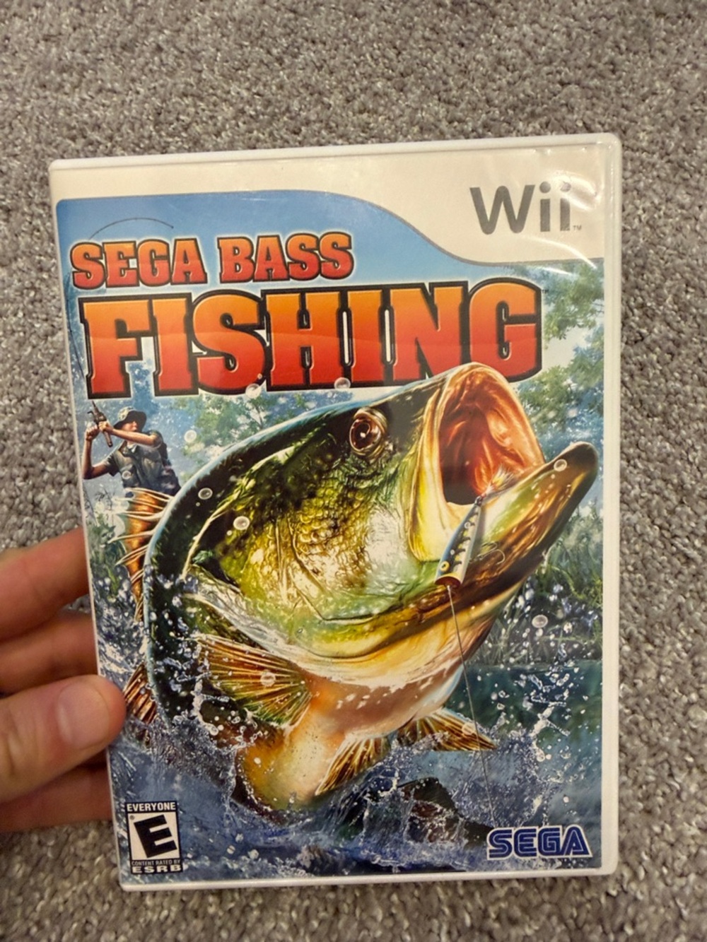 Bass Fishing (Wii) - Green Game Case